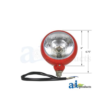 A & I Products Headlamp Assembly (12 Volt) 8" x8" x6" A-HL300R